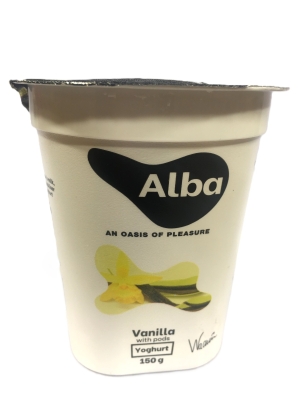 Alba Vanilla Pods Yoghurt 150Ml